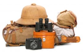 Vintage articles for travelers.