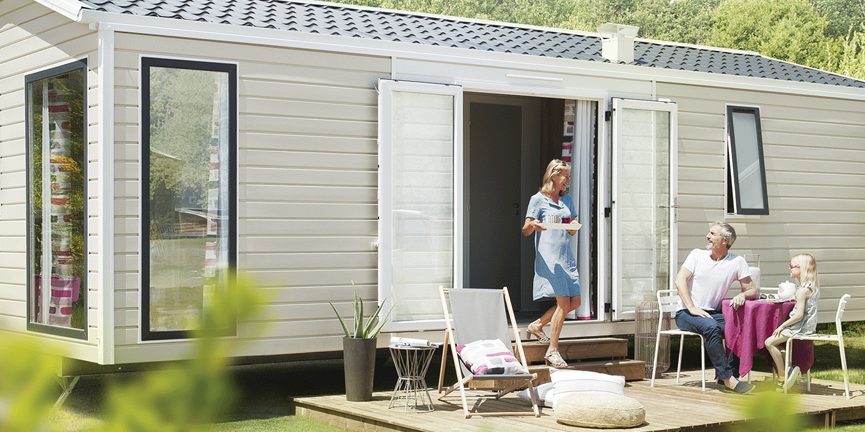 Vivre dans un mobilhome en Ardèche le temps des vacances